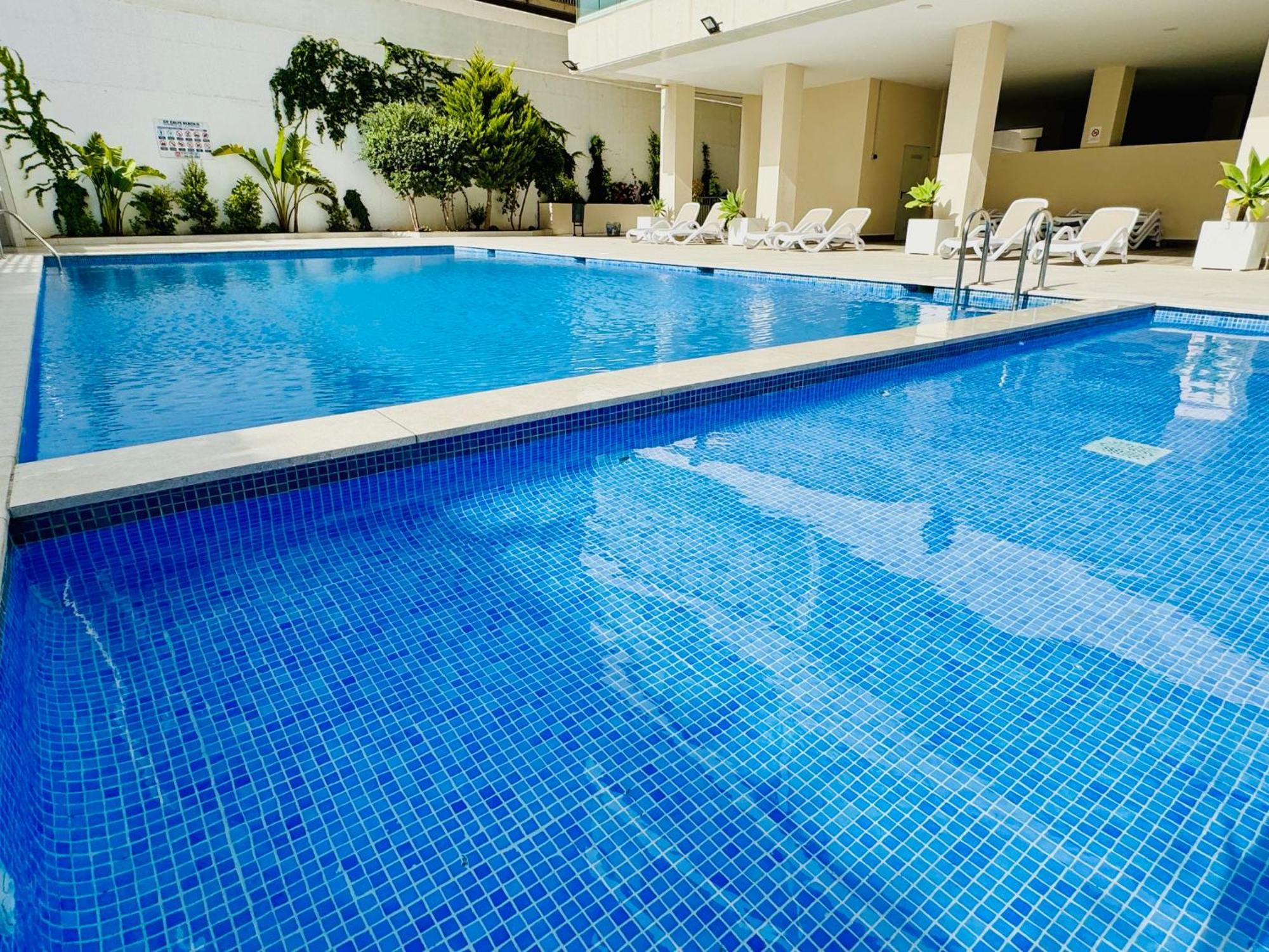 Calpe Beach II - Sea & Pool View Apartment Eksteriør bilde